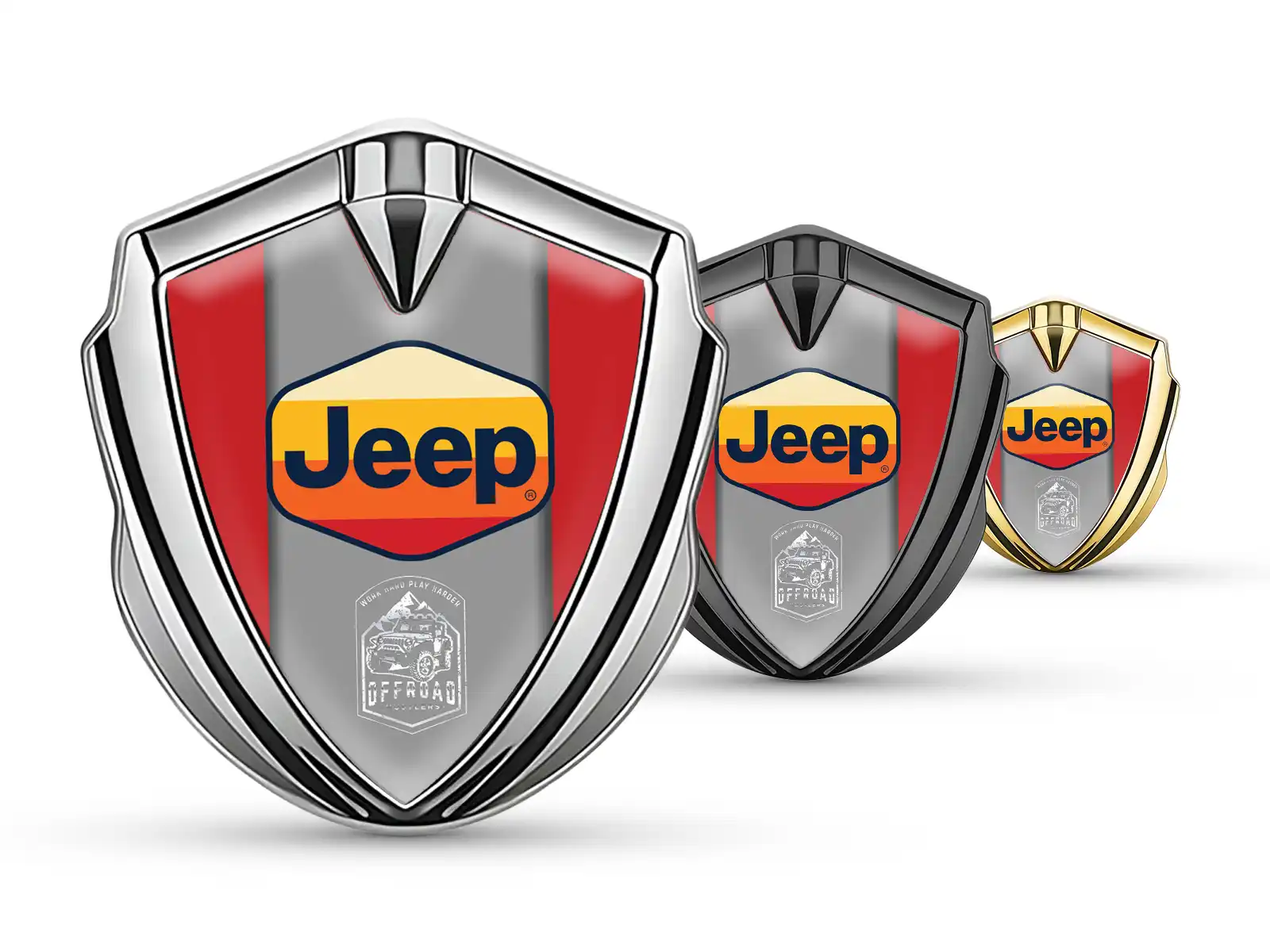 Jeep Metall Kuppel Emblem Limitierte Edition Premium